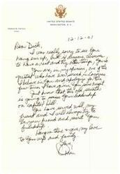 ["Senator Orrin Hatch expresses his sadness at seeing his friend Dick leave Congress, but acknowledges his deserving of rest and pursuing other endeavors. He praises Dick for his leadership and service in Congress, and expresses belief in him. Senator Hatch sends his love and best wishes to Dick and his family."]