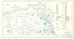 ["Tulsa District Projects, Arkansas and Red River Basins. 10.5 x 20. Department of the Army, Tulsa District Corps of Engineers, 1974."]