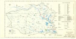 ["Tulsa District Projects, Arkansas and Red River Basins. 10.6 x 20.6. United States, Dept. of the Army, Tulsa District Corps of Engineers, 1974."]