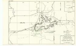 ["Tuskahoma Reservoir Area, Red River Below Denison Dam. 10.5 x 17. United States, Dept. of the Army, Tulsa District Corps of Engineers, 1967."]