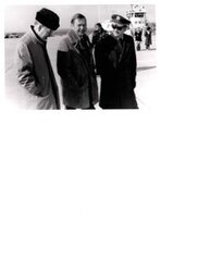 ["The image depicts Dewey Bartlett shaking hands with John O. Thisler"]