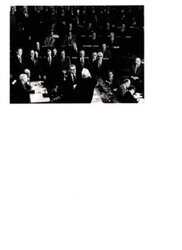 ["The image depicts Swearing-in of Nelson Rockefeller as vice president of the U.S. by Warren Earl Burger"]