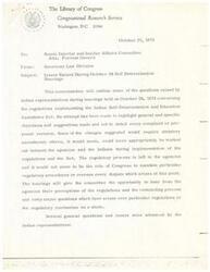 ["The American Law Division of the Library of Congress prepared a memorandum outlining issues raised by Indian representatives during hearings on the Indian Self-Determination and Education Assistance Act regulations. The representatives raised concerns about the length and accessibility of the regulations, the need for more information on available services, funding issues, and the unique needs of Indian-controlled contract schools. Specific recommendations and criticisms were also discussed, including the need for legal counsel, concerns about insurance burdens, and the desire for tribal input in decision-making processes."]