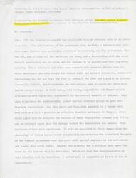 ["Mr. Wendell V. George, Vice Chairman of the National Indian Economic Development Policy Board, presented testimony on SJR 133 before the Senate Interior Sub-committee on Indian Affairs. He highlighted the historical shifts in the Federal government's treatment of Native Americans, including paternalistic and assimilationist attitudes, influenced by external factors like white developers. He proposed a feedback mechanism to evaluate legislative actions and emphasized the need for informed input from Native Americans. George also discussed the impact of various laws and acts on Indian lands and sovereignty, pointing out the lack of consultation with tribes in decision-making processes. He raised concerns about the arbitrary exclusion of off-reservation Indians from services by the Bureau of Indian Affairs and recommended more inclusive eligibility criteria."]