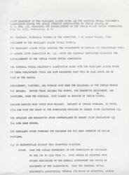 ["The Mescalero Apache Tribe and the National Tribal Chairmen's Association express their support for Senate Joint Resolution No. 133, which establishes the Indian Policy Review Commission. They highlight the need for increased representation of Indian members on the commission, push for legislation benefiting Indians to be passed promptly, emphasize the importance of preserving water resources on Indian reservations, and call for the submission of Indian community development and rehabilitation plans. They also stress the importance of appointing qualified Indians to the commission staff for effective communication and participation."]