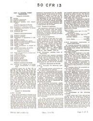 ["50 CFR 13 outlines the general procedures and requirements for obtaining permits for various activities related to wildlife, such as feather import quotas and marine mammal permits. Applications must be properly addressed and include specific information, with permit fees required. The regulations provide uniform rules for application, issuance, renewal, and administration of permits. Permits are specific to the activity and not transferable, with penalties outlined for violations. Emergency variations from requirements may be approved by the Director. Applicants must submit applications to the appropriate Bureau official and certify their understanding of the regulations."]