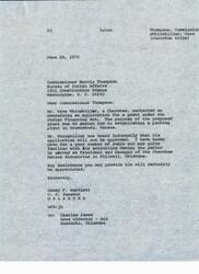 ["Dave Whitekiller, a Cherokee, applied for a grant under the Indian Financing Act to establish a packing plant in Greensburg, Kansas. However, his application was denied because the business would not be on or near an Indian reservation, as required by the Act. The Bureau of Indian Affairs suggested that he contact the Small Business Administration for assistance. Senator Dewey Bartlett and Don Bluejacket were unable to help Whitekiller with his grant request."]