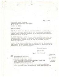 ["The document informs Mr. Joseph Pedro, Chairman of the Cheyenne-Arapaho Tribes of Oklahoma, that the contract application for the Concho School has been submitted for review under P.L. 93-638. The Field Solicitor raised questions and submitted an opinion to the Washington Central Office for review. An approval decision will be made shortly and Mr. Pedro will be notified."]