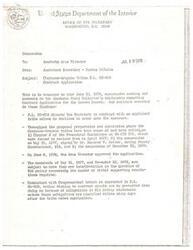 ["The memorandum addresses the Contract Application for the Concho School by the Cheyenne-Arapaho Tribes under P.L. 93-638. The Assistant Secretary for Indian Affairs provides analysis and directs the Anadarko Area Director to proceed with negotiating the contract. It also mentions the need to clarify BIA policy regarding off-reservation boarding schools and addresses a petition calling for a referendum on the contract. The Business Committee is urged to act swiftly to protect the rights of tribal members."]