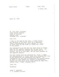 ["A letter from U.S. Senator Dewey F. Bartlett to Bill Rose, Director of the Human Rights Division in Oklahoma, regarding a Creek Indian named Pat Urrey who was fired from her job as a community health representative by Chief Claude Cox. Urrey has been trying to obtain the specific reasons for her termination from Cox, but has not received a response. Bartlett is requesting information from Rose about any actions taken by his office in response to this situation."]