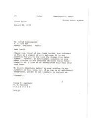 ["David Hummingbird, a member of the Creek tribe living near Okemah, Oklahoma, has been facing water supply issues. Despite efforts to tap into the Okemah City Water system, it was not possible due to city rulings. An alternative solution was proposed through the construction of the Okfuskee Rural Water District No. 2 line near his home. Senator Dewey F. Bartlett and Chief Claude Cox of the Creek Nation were involved in finding a solution to Hummingbird's water problem."]