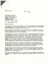 ["The document dated March 28, 1974, addressed to Mr. Thomas A. Ellison, expresses disapproval of the plan proposed by Principal Chief Claude A. Cox for the use of Creek Judgment Funds. The document argues that the plan was developed without the knowledge and consent of tribal members and contains too many uncertainties. It also criticizes the lack of organization within the tribal government and the disregard for other views within the tribe. The document requests further consideration for the Creek people as rightful beneficiaries of the funds and suggests that any desire for legislation should be initiated by the Creek people."]