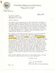 ["The United States Department of the Interior sent three draft bills to Mr. Paul M. Niebell regarding the disposition of Creek judgment funds. There is over $100,000 in the United States Treasury for the Creeks of Oklahoma, with $74,000 representing unclaimed shares of the Loyal Creek judgment. The bills outline the distribution of funds to Creek Indians in different dockets and the process for adding names to the enrollment roll. The Secretary of the Interior will determine the eligibility of applicants and distribute funds accordingly."]