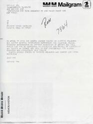 ["The document is a message sent by the United Indian Tribes of Oklahoma and Kansas to Senator Dewey Bartlett, expressing opposition to revisions in the Office of Indian Management and Public Law 874. They state that aid will be cut drastically for Lee Motah and students, and urge the Senator to support the tribes in their budget resolution."]