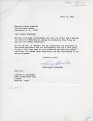 ["The document includes a letter expressing frustration over Indian preference in hiring at the Bureau of Indian Affairs, a vacancy announcement for an Equal Employment Opportunity Officer position within the Bureau, and a complaint about delayed payment for merchandise sold to the Indian Health Service. The document highlights concerns about lack of opportunities for non-Indian individuals, requirements for Indian preference in hiring, and challenges faced by small businesses working with the government."]