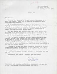 ["The document is written by Lisa Cerwonka to a Senator, expressing concern about the poor living conditions of Native Americans in the United States. She questions why the government spends money on foreign aid but neglects the needs of Native Americans. She urges the Senator to take action to improve the situation for Native Americans and emphasizes the moral obligation to provide better treatment for them. Lisa implores the Senator to introduce new bills in the Senate and release funds to address the issue. She argues that helping Native Americans should be a priority over the Watergate scandal."]