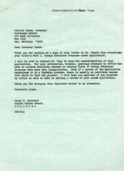 ["Governor Overton James of the Chickasaw Nation is seeking funding for the tribe's Part C Indian Education Programs grant application. He has reached out to Senator Dewey F. Bartlett and Dr. Gerald Gipp for assistance in reconsidering the denial of funding for the program. The tribe emphasizes the importance of education for both children and adults in order to progress and succeed in society. They urge for a prompt and favorable response to their request for funding."]
