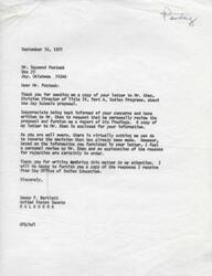 ["The document consists of two letters regarding the rejection of a Title IV, Part A proposal for the Jay Public Schools. Mr. Postoak expresses dissatisfaction with the rejection and believes the evaluator, Ms. Swan, was biased. He emphasizes the importance of programs for Indian students and requests a knowledgeable evaluator in the future. Senator Bartlett acknowledges the concerns and requests a personal review by Mr. Khan. Both letters highlight the importance of programs for Indian students and the need for fair evaluation."]