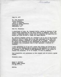 ["Senator Dewey F. Bartlett is requesting Acting Director Ms. Gwen Shunatona to review and provide an opinion on whether the involvement of Ms. Ooweetah Gallia, who serves as Chairman of the Indian Parent Committee for Spiro schools in Oklahoma, in approving proposals for Title IV Part A funds for the schools, while her daughter serves as a Teacher's aid in a program funded by Title IV funds, constitutes a conflict of interest. Ms. Gallia is concerned about the legality of the situation and wishes to correct it if necessary. Senator Bartlett appreciates Ms. Shunatona's cooperation and assistance in this matter."]