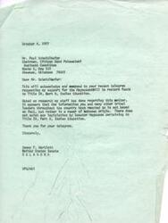 ["Senator Dewey Bartlett received a telegram from Mr. Paul Schmidlhofer requesting support for the Magnuson Bill to restore funds to Title IV, Part B, Indian Education. However, Senator Bartlett responded that there is no legislation by Senator Magnuson pertaining to this issue, and the information is based on a rumor of unknown origin."]