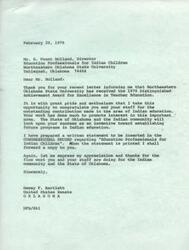 ["Northeastern Oklahoma State University has received the 1978 Distinguished Achievement Award for Excellence in Teacher Education for their program \"Education Professionals for Indian Children\". The program has successfully prepared Indian educators, with a high percentage gaining employment. The program director expresses appreciation to Senator Bartlett and members of Congress for their support."]