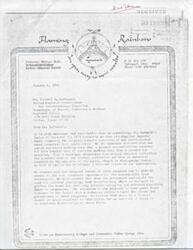 ["The document is a response to the rejection of an institutional based financial aid application by the Regional Appeals Panel. The institution, Flaming Rainbow/University Without Walls, serves a predominantly Native American student population at a low economic level. The document expresses disappointment in the decision and requests a national review of the application. It questions the fairness of the distribution of funds and emphasizes the importance of providing access to education for economically disadvantaged populations. The document also mentions the need for cultural plurality and challenges the decision made by the panel."]