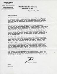 ["Harrison Schmitt is proposing an amendment to prevent the transfer of overseas dependent schools from the Department of Defense to the Department of Education. He argues that the schools are closely intertwined with military communities and have special needs that the Department of Education may not be equipped to handle. Other members of Congress also oppose the transfer, citing logistical challenges and potential negative impacts on the schools. They believe that the Department of Defense is better equipped to provide the necessary support for the schools."]