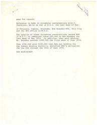 ["The memo outlines the issues faced by the Housing Authority of the Pawnee Tribe of Indians in obtaining funds from HUD for a housing project. Despite assurances that funds were available, delays and lack of communication led to only receiving $100,000 out of the $990,644 needed for the project. The authority is requesting additional funds to meet their contractual obligations and complete construction on time."]