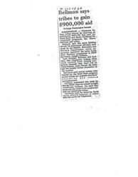 ["Senator Henry Bellmon announced that Oklahoma Indian tribes will receive an additional $900,000 for Head Start and Early Childhood Development programs. This funding was approved by the Health, Education, and Welfare Department after Bellmon complained about Oklahoma Indians being omitted from federal programs. The extra money is aimed at improving education and reducing unemployment among tribal members. The funds will be officially announced next week, and the Department of Health, Education, and Welfare intends to provide the necessary funds for Oklahoma tribes."]
