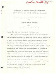 ["The Indian Health Service, a part of the Health Services and Mental Health Administration, aims to improve health services for American Indians and Alaska Natives. They provide comprehensive health care, work with other programs to maximize resources, and have seen improvements in health outcomes since their establishment. Despite progress, there is still a gap between the health of Indigenous populations and the rest of the nation. The Service also emphasizes community involvement and development to address social, economic, and health-related issues."]
