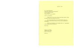 ["Dr. Taylor McKenzie received a letter from Dewey F. Bartlett, a United States Senator, thanking him for his comments on the Indian Health Care Improvement Act. Bartlett assures McKenzie that his comments will be considered during the legislation's mark-up in Committee. Bartlett expresses appreciation for McKenzie's letter."]