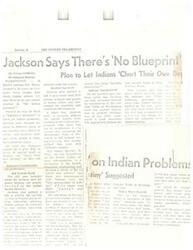 ["Senator Henry Jackson has been working on Indian affairs for 33 years in Congress and believes there is no simple solution to the issues facing Native Americans. He has pushed for legislation to provide financial assistance and support for economic and industrial development for tribes. Jackson believes that Congress should focus on areas of special need for Indians and allow them to chart their own destiny. He has also worked on reforming the federal aid system for Indian education and land claim judgments. Jackson's influence on Indian problems has been considerable, and he believes that investing in key areas and allowing tribes to run their own programs is the best way to address their needs."]