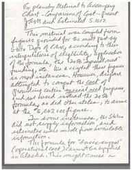 ["The document discusses the comparison of funding for Indian education programs under different formulas, specifically focusing on the Estimated S.1017 formula. It mentions discrepancies in eligibility criteria and funding allocations, as well as concerns about potential changes in funding levels for different states and districts. There is also a discussion about the impact of broadening eligibility criteria on funding for Indian education programs, as well as potential solutions to address these issues."]