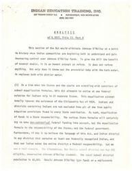 ["The document discusses the potential negative impacts of Section 1017 of Title II, Part A, which would eliminate Johnson O'Malley funding for Native American students. It argues that the Act does not address the issue of equalizing funding for Indian students in school districts and may lead to the elimination of important programs. The document also criticizes the Act for not consulting with relevant stakeholders and for making unrealistic recommendations for education programs."]