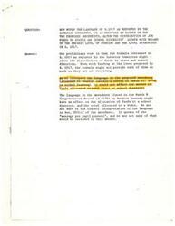 ["The document discusses the potential impact of S. 1017 on the distribution of JOM funds to states and school districts, the proposed distribution of FY 1975 JOM funds, the need for JOM funding for basic support in certain school districts, and a comparison of funding for basic support and supplemental needs. It is noted that some school districts require JOM funds for operational costs, even though Pubic Law   874 funds cover some expenses. The document also highlights a decrease in the percentage of JOM funds spent on school operations over the years."]