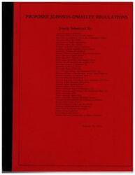 ["A list of organizations jointly submitting proposed regulations for the Johnson-O'Malley Act, including various Native American advocacy groups, educational institutions, and legal defense organizations."]