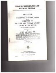 ["Hearings held by the Subcommittee on Indian Affairs regarding bills aimed at promoting maximum Indian participation in government and education, providing tribes with full participation in federal programs and services, encouraging the development of human resources among the Indian people, and other related purposes. The hearings took place on June 1 and 4, 1973 during the Ninety-Third Congress."]