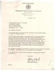 ["The Oklahoma Indian Affairs Commission has analyzed Senate Bill 1017 and opposes Part A, as they believe it does away with the Johnson-O'Malley Act and cannot be implemented with proposed funding. They suggest rewriting the Bill and doubling the appropriation. They support Part B of the Bill. The document also outlines the implications and concerns regarding the Indian Self-Determination and Educational Reform Act of 1973, including issues with definitions, contracting arrangements, funding, and lack of provisions for Indian parent control in programs."]