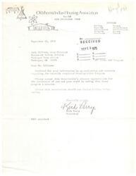 ["The document is a letter from the Oklahoma Indian Housing Association to the Area Director of the Bureau of Indian Affairs, expressing appreciation for assistance with the Housing-Aides Program. It includes an evaluation of the program, noting advantages such as cost-effectiveness, individualized counseling, and positive impact on participants. Disadvantages include a shortened program duration and lack of full-time administration. Recommendations include securing funding for continued program success."]