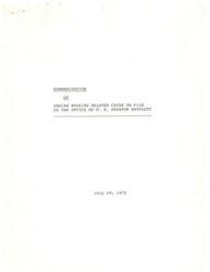 ["The document outlines various housing-related cases involving different Native American tribes in Oklahoma. These cases include issues such as construction deficiencies, complaints about poor conditions, lack of support leading to housing loss, concerns about program guidelines and allocation of housing units. The cases involve interactions with entities such as HUD, housing authorities, contractors, and tribal leaders. The document highlights the challenges and disputes faced by individuals and communities in accessing and maintaining housing in the region."]