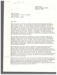 ["The document addresses grievances with the Comanche Tribal Housing Program, particularly with the Executive Director. The document calls for the removal of the Executive Director to restore confidence and cooperation within the program. The document emphasizes the need for understanding, communication, and prompt handling of complaints to prevent further bitterness and animosity among tribal members."]