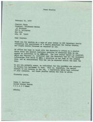 ["Governor Overton James of the Chickasaw Nation of Oklahoma expresses concern to Secretary Harris of HUD about the delay in appointing a Special Assistant for Indian Housing and Alaska Native Programs. Senator Bartlett assures Governor James that the Secretary has all necessary information and an announcement can be expected soon. Governor James expresses frustration at the lack of progress in improving housing delivery for American Indians and urges Secretary Harris to take action."]