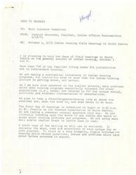 ["Senator Abourezk is planning two days of field hearings in South Dakota on Indian housing issues. The first day will focus on hearing from Indian people themselves about their housing problems, while the second day will include testimony from experts and leaders in the field. The purpose is to address the worsening conditions of Indian housing and the challenges of adapting housing programs to fit the unique circumstances of reservations. The public is welcome to attend the hearings."]