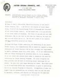 ["The Inter-Tribal Council, Inc. is representing eight tribes in Oklahoma and is concerned about the state of Indian Housing Programs. They believe there are many deficiencies in the current housing projects and emphasize the need for continued improvement and maintenance. They suggest that more attention to planning, completion, detail, and the needs of Indian families is necessary to solve the housing problem. They also propose that a specific government entity be responsible for administering Indian Housing Programs."]