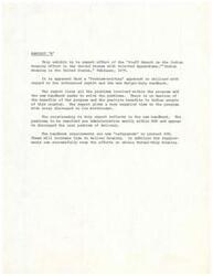 ["The document discusses a report on Indian Housing in the United States and a new Mutual-Help Handbook that aims to address the problems identified in the report. The report focuses on the negative aspects of the program without acknowledging its benefits, while the new handbook introduces new safeguards that may hinder the delivery of housing and prevent access to Mutual-Help Housing."]