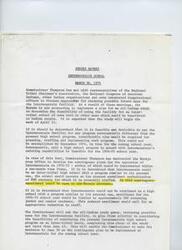 ["The status report from the Intermountain School on March 28, 1974, discusses plans for studying potential future uses of the facility, including the possibility of operating an inter-tribal school. The report outlines contingency plans for the 1974-75 school year, which may involve either continuing the high school program with open enrollment or reducing enrollment to 500 returning junior and senior students. The study is expected to be completed by August 31, 1974, and decisions on the future of the school will be made by June 30. The report also includes resolutions of support from the Inter-Tribal Council and the United Southeastern Tribes. Subsequent letters to Senator Dewey F. Bartlett provide updates on the study progress and the independence of the Intermountain Study Commission."]