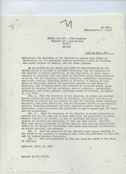 ["The document is about two public laws, Public Law 167 and Public Law 638, which authorize the Secretary of the Interior to enter into contracts with states or territories for the education, medical attention, relief of distress, and social welfare of Indians. The laws also allow for the use of existing facilities and equipment owned by the government for these purposes, and require the Secretary to report annually to Congress on contracts and expenditures. Additionally, the laws do not apply to the State of Oklahoma."]