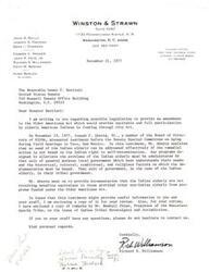 ["A letter written to Senator Bartlett regarding possible legislation to provide equitable funding for elderly American Indians through the Older Americans Act. It includes testimony from Joseph F. Abeyta, Sr., a member of the National Indian Council on Aging, highlighting the need for programs to be administered by tribal governments to address the unique needs of Indian elders. The document also emphasizes the importance of Indian Tribal Sovereignty and Jurisdiction. The National Indian Council on Aging was established to address the unmet needs of Indian elders and work towards improving their quality of life."]