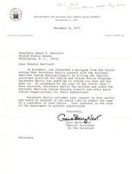 ["The Department of Security and Department of Housing and Urban Development are seeking recommendations for the position of Special Assistant for Indian and Alaska Native Programs. They have contacted various Native American organizations for nominations and are requesting resumes and recommendations by a specific deadline. They are committed to ensuring decent housing for Native Americans and plan to discuss housing and community development needs with the organizations."]