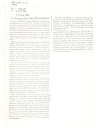 ["President Nixon has proposed a reorganization of the Federal Government, consolidating seven Cabinet-level departments into four new departments. The plan aims to improve efficiency and service delivery, regrouping departments based on broad missions rather than specific constituencies. The Department of Natural Resources, Human Resources, Community Development, and Economic Affairs would be created. The reorganization includes transferring responsibilities and programs between departments to better align with their missions. Some changes, such as merging Labor and Commerce into the Department of Economic Affairs, are seen as bold moves that may face opposition but are necessary for reform."]